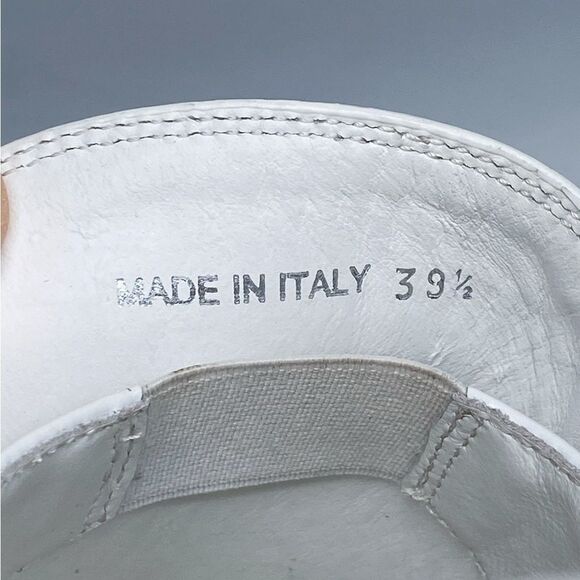 Prada Spazzolato Logo Platform Leather Loafers size 39.5 - Picture 9 of 14